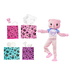Barbie Cutie Reveal - Розовый плюшевый мишка Барби + кукла-питомец HKR04 / артикул   HKR02 HKR04  / GTIN 194735106974
