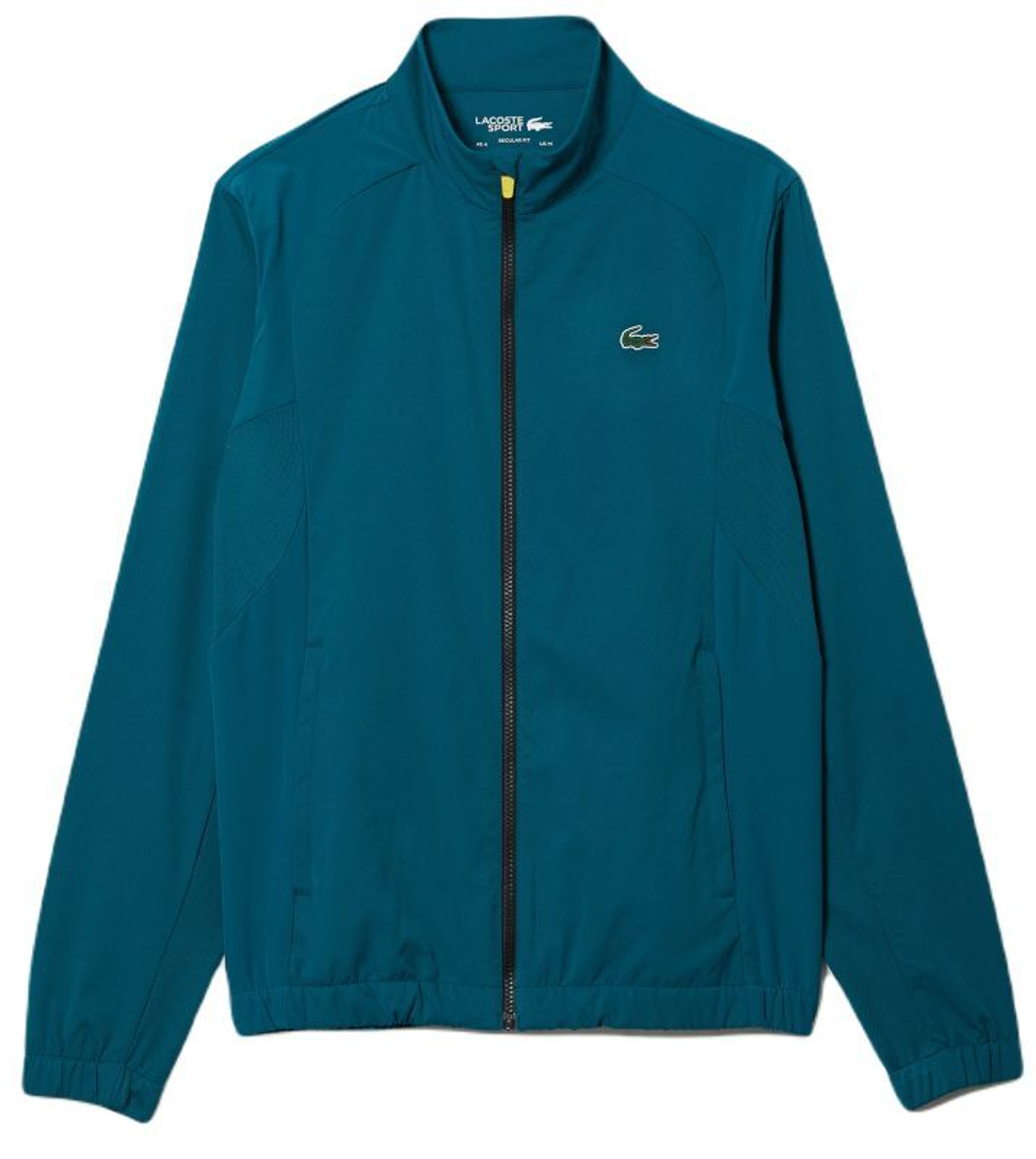 Мужской теннисный костюм Lacoste SPORT Colour-Block Tennis Tracksuit - green/black/green