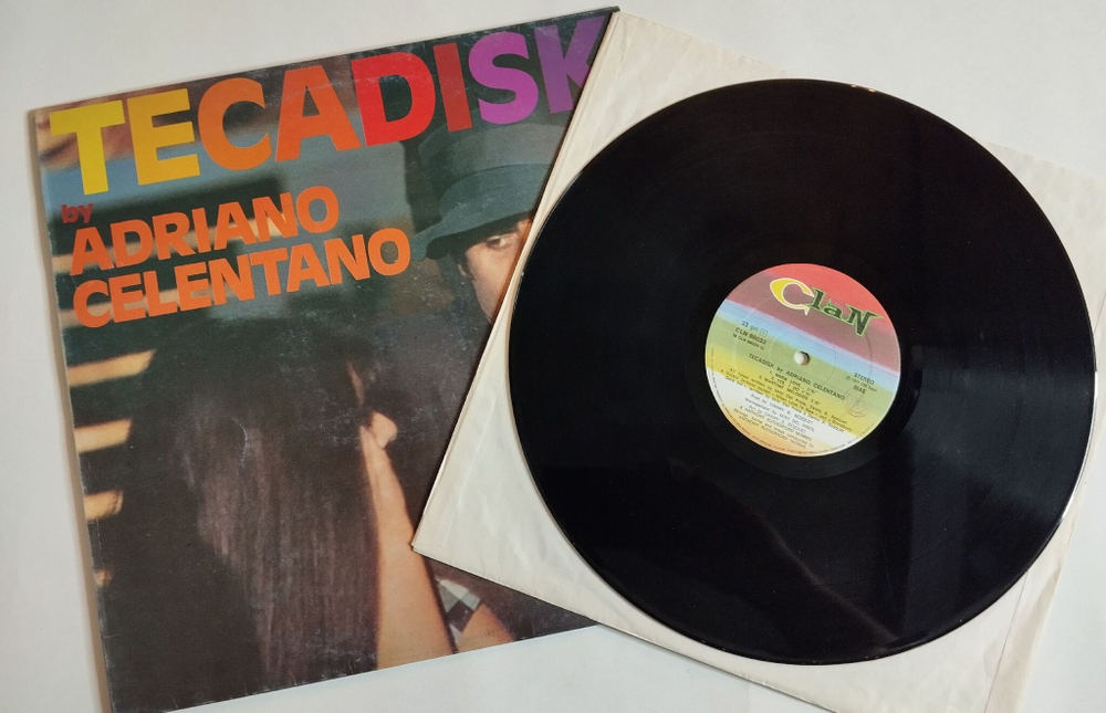 Винтажная виниловая пластинка LP Adriano Celentano Tecadisk (Italy 1977)