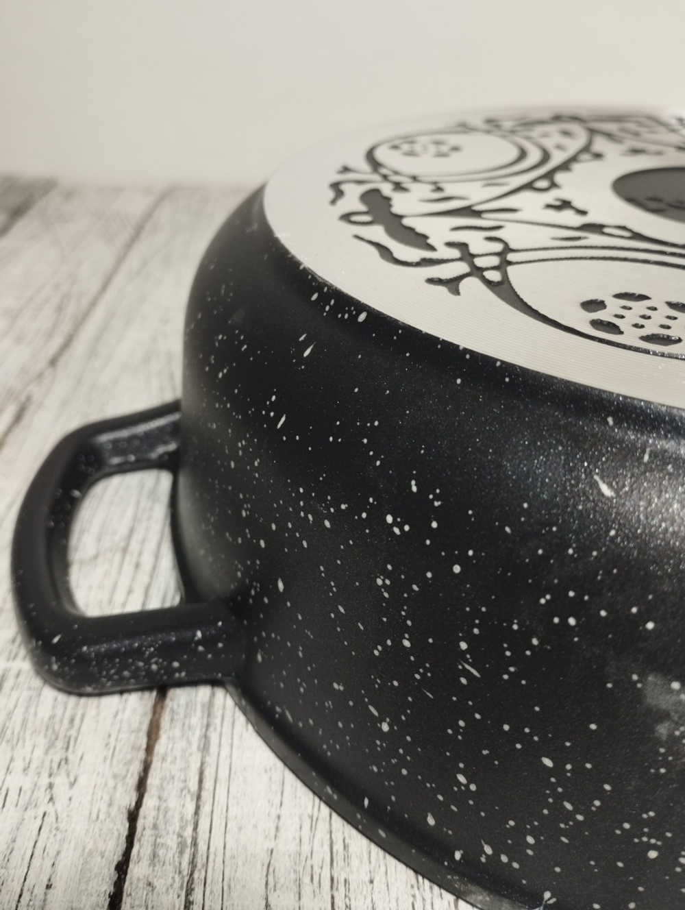 Жаровня 24см АП без крышки Гранит 2,5л ж241аг