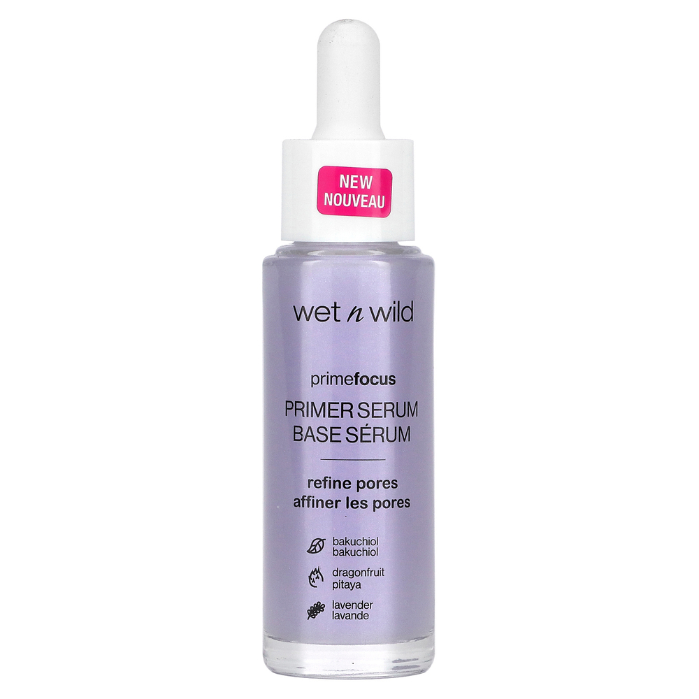 wet n wild, PrimeFocus, сыворотка-праймер, сужение пор, 30 мл (1 жидк. Унция)
