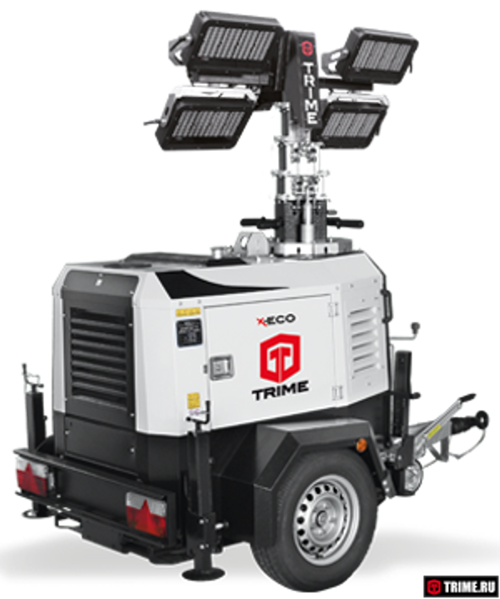 Осветительная мачта TRIME X-ECO 4X320W 48V LED дизельная - [8.5 м / Kubota]