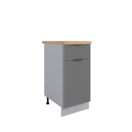 Кухня Модуль С1ЯШ 400 Мелисса Графит Скин