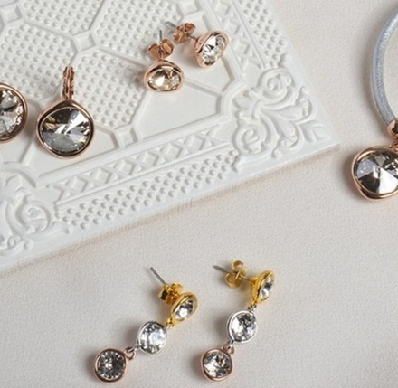 Серьги Fiore Luna Moonlight A2101SW-E01.2 BW/MIX