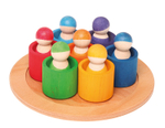 Деревянный сортер "7 друзей в чашах"