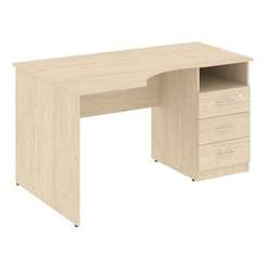 Nova S Стол криволинейный с тумбой правый В.САТ-2 (R)  1400*900*750