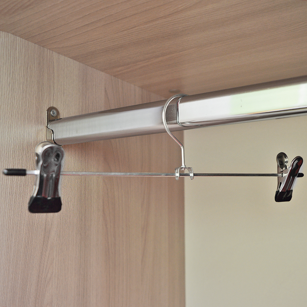 Вешалка металлическая 29см с клипсами