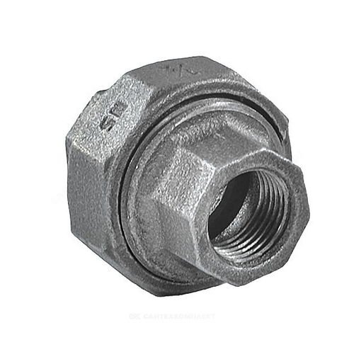 Соединитель прямой американка чугун Ду 15 (1/2") ВР/ВР Fittex PLUS