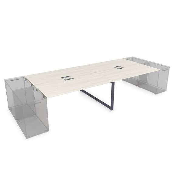 СТБД-О.989 Стол системы БЕНЧ на 4 рабочих места, приставной (2800*1635*750)