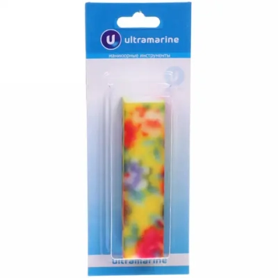 Шлифовка-бафик для ногтей на блистере «Ультрамарин», цвет микс, 9,5*2см