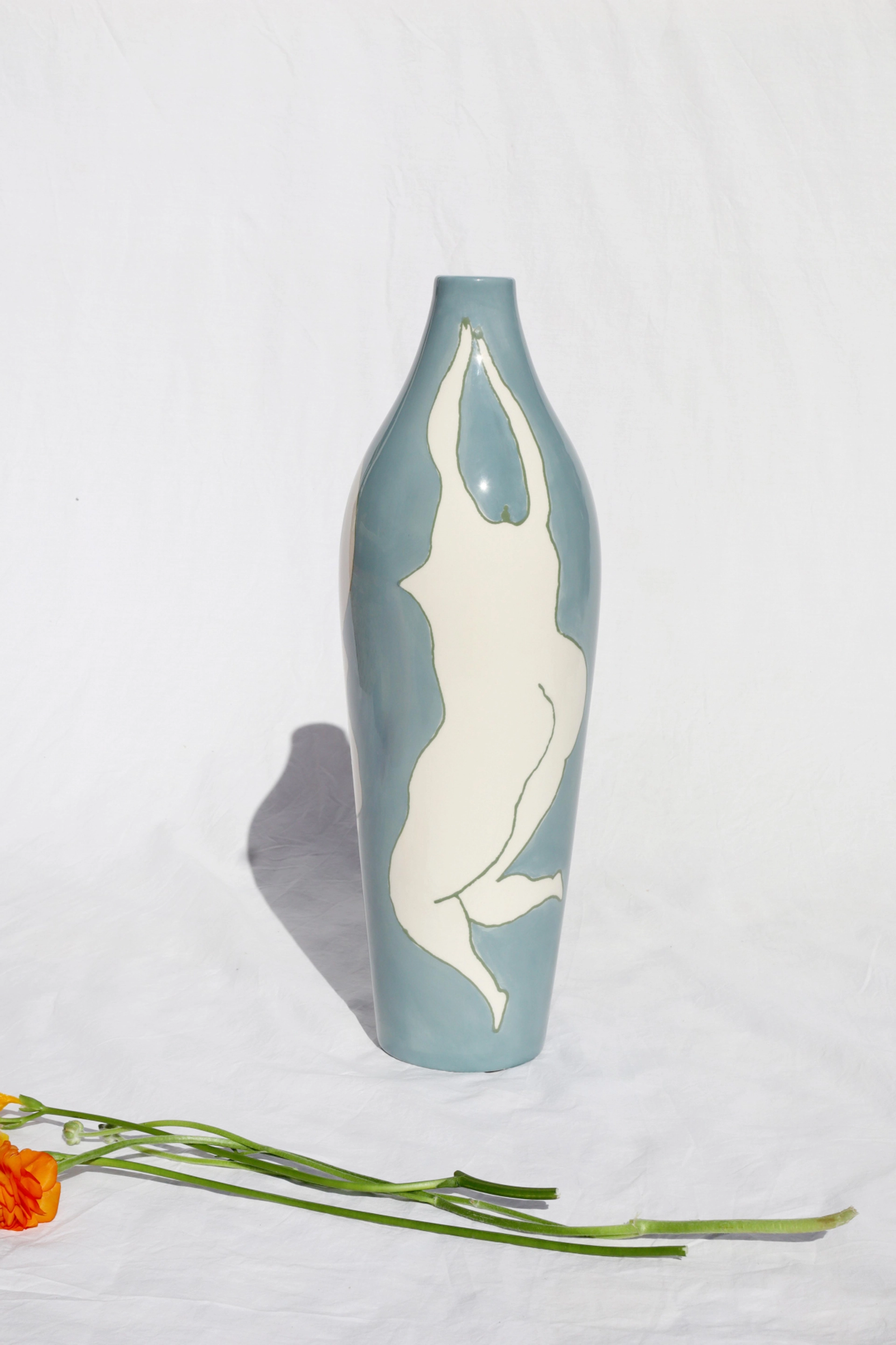 Лампа с абажуром Blue Women