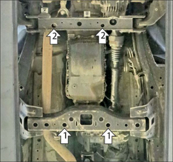 Защита стальная для Great Wall Poer Motodor.73115