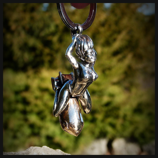 Брелок для ключей "Бетти" , биметалл