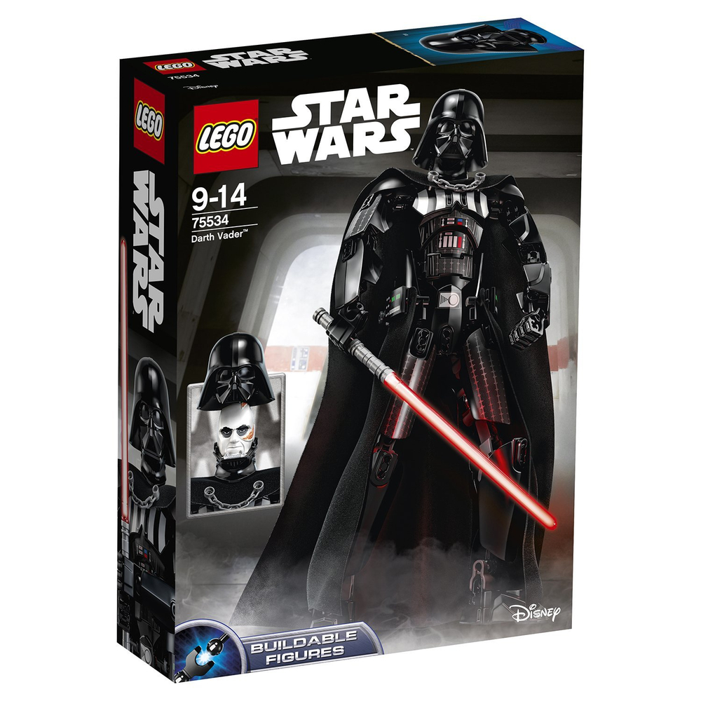 LEGO Star Wars: Дарт Вейдер 75534 — Darth Vader Buildable Figure — Лего Стар ворз Звёздные войны