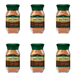 Кофе растворимый Jacobs Kraftig, 200 г стеклянная банка (Якобс) х 6 шт