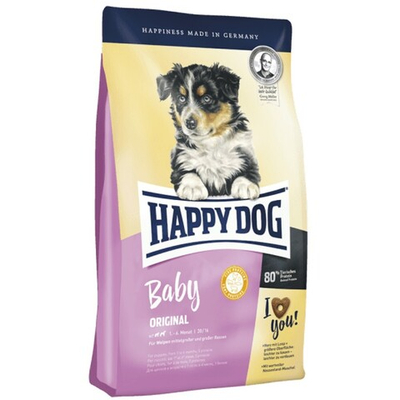 Happy Dog Baby Original - корм для щенков средних и крупных пород (от 4 недель до 6 месяцев) с птицей, ягненком и рыбой