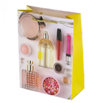 Пакет подарочный бумажный Alingar, (L+) 26х32х10 см, "Для нее", ламинация, глиттер, (4 дизайна в коробе)