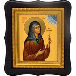 Татиана Чекмазова преподобномученица, послушница. Икона на холсте.
