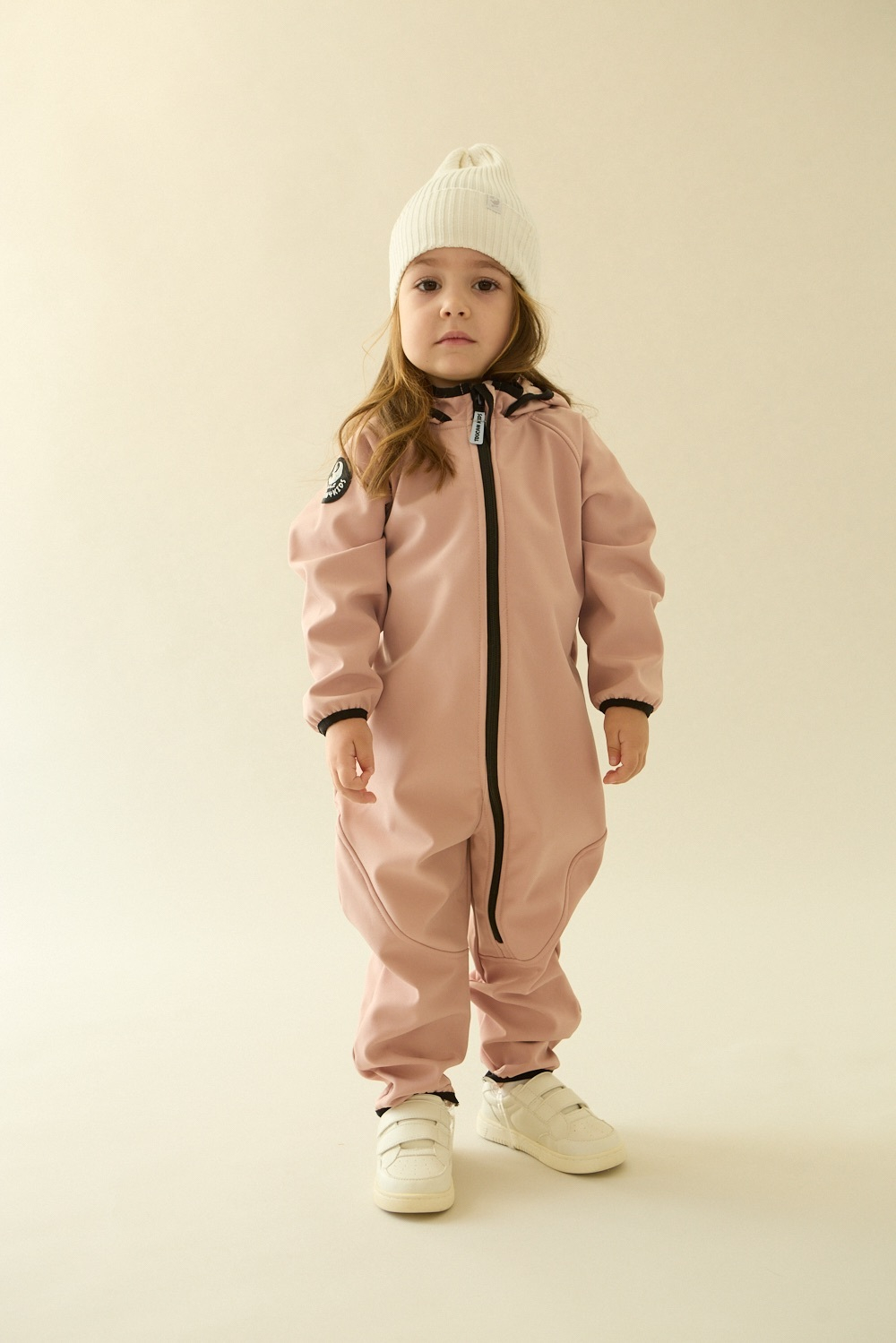 Комбинезон демисезонный Softshell (пудра)