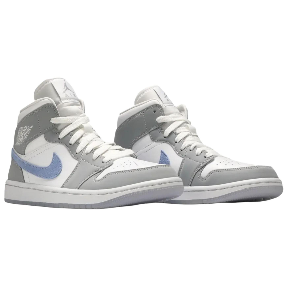 Air Jordan 1 Mid 'Wolf Grey Aluminum' Women's
