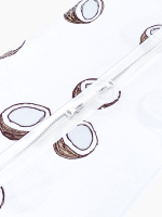 Пеленальный кокон и шапочка Mjölk Кокосы