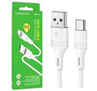 Кабель USB - TypeC BOROFONE BX43 (белый) 1м