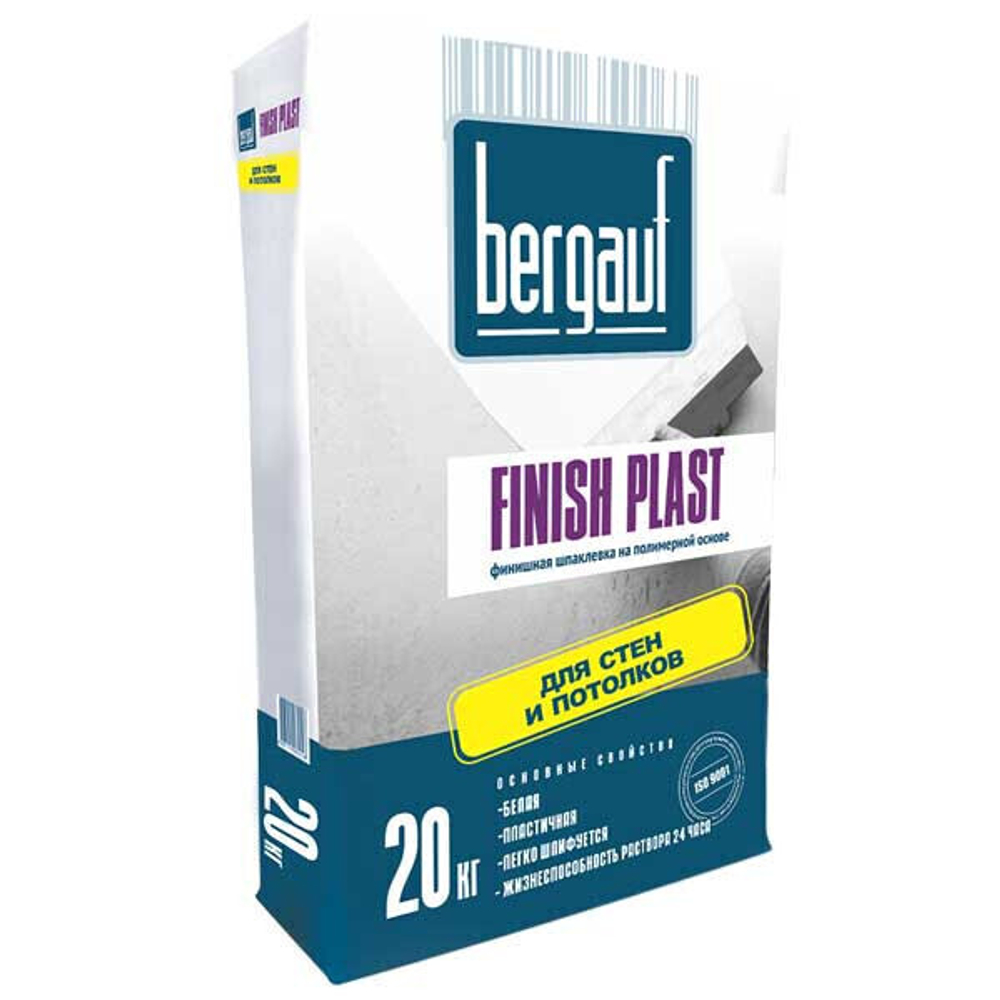 Шпатлевка цементная Bergauf Uni Finish 20 кг