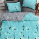 Постельное белье 1,5 поплин Павлайн Sweet Sleep Одуванчики вид 1 бирюза