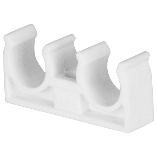 Опора TEBO бел. PP-R 25 двойная для труб (40/400), арт. 030080203