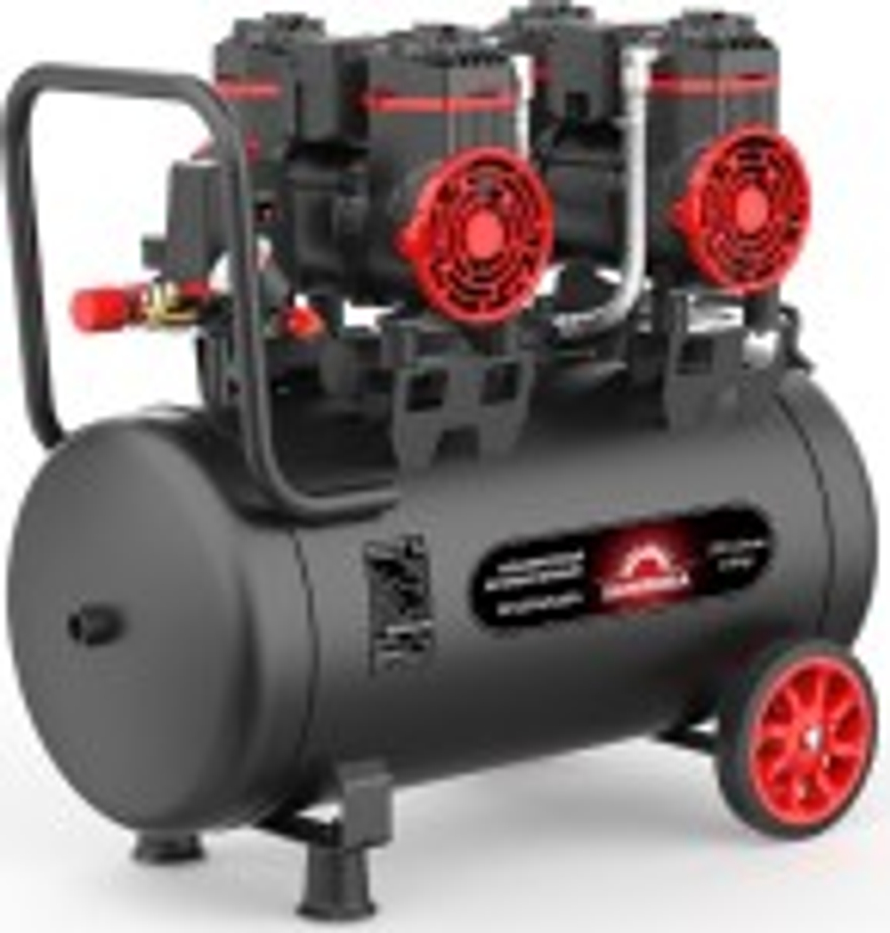 Компрессор поршневой безмасляный SUNREKA GFC370/45DS малошумный 216115