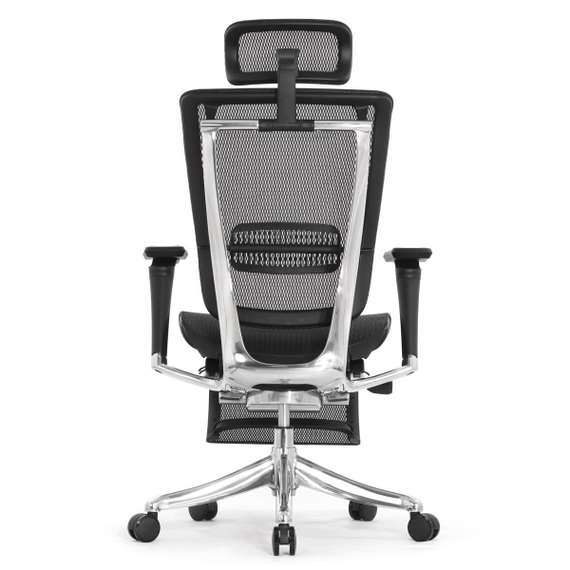 Кресло EXPERT 2 SPRING RSPM 01 (сидение MAX с поднож, подлокотн 6D(360), сетка чёрн/каркас чёрн)