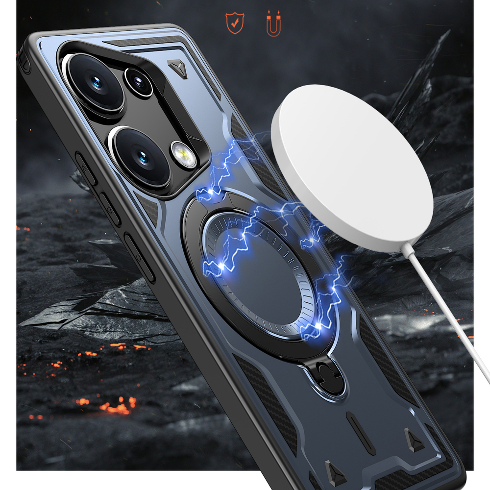 Чехол Magneto Case с кольцом для Xiaomi Redmi Note 13 Pro 4G