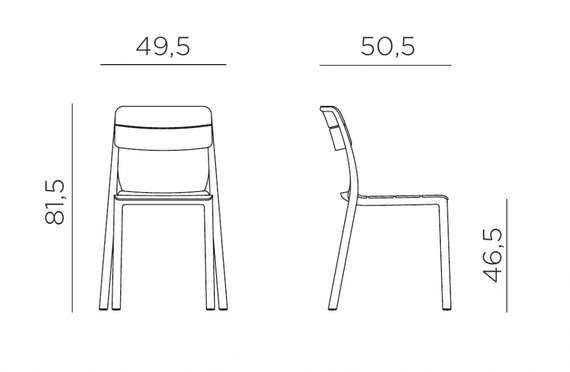 Стул Cassia Bistrot бежевый