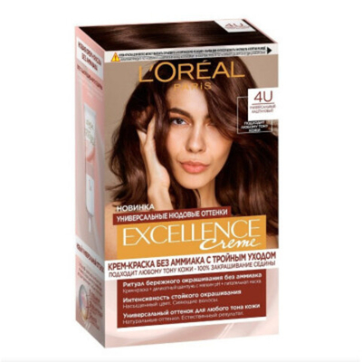 L'OREAL Excellence 4U универсальный каштановый