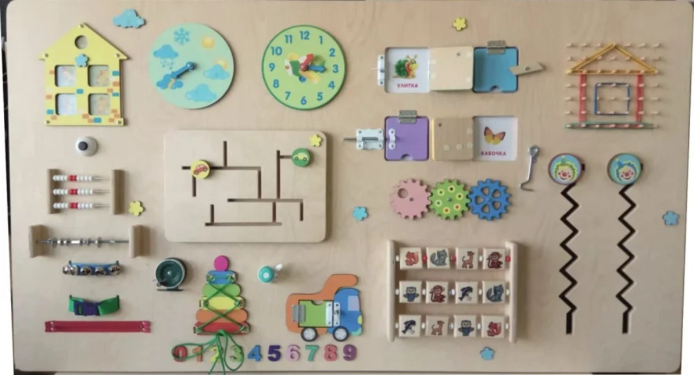 Развивающая панель "Игрушка" с электрикой