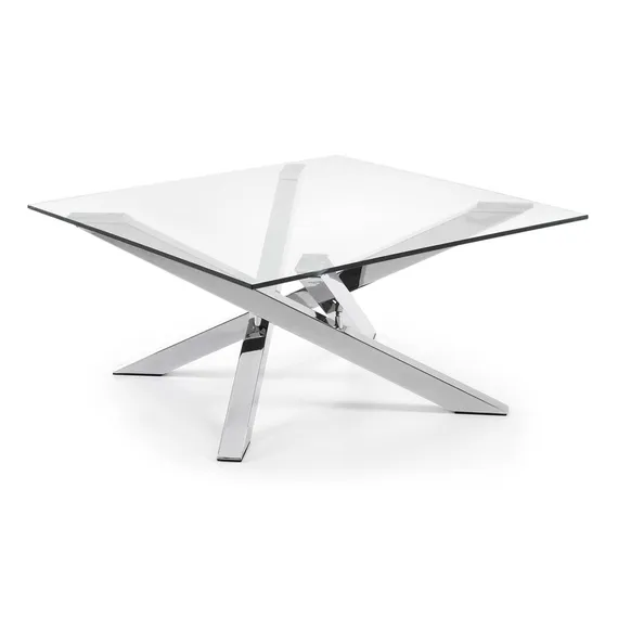 Журнальный столик Mikado 90x90 см, стекло