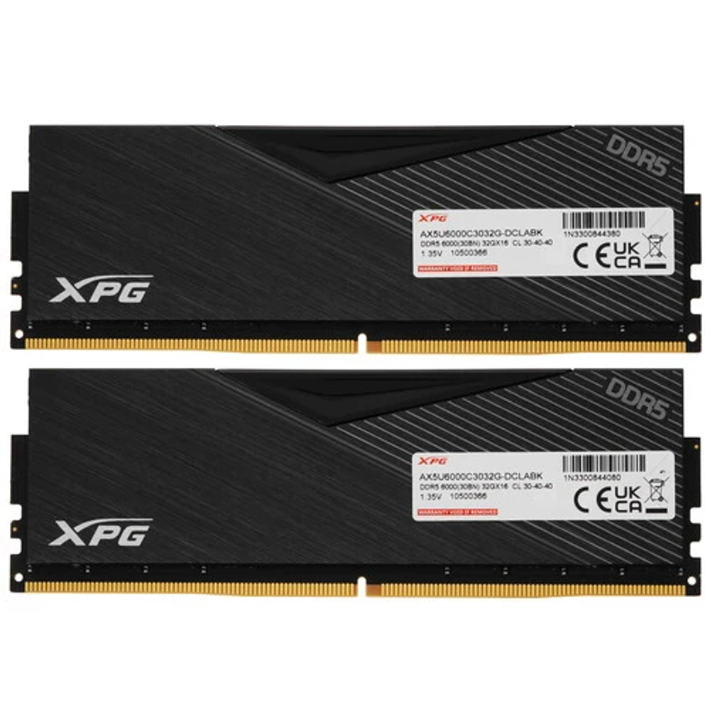 Модуль памяти DDR5 64GB (2*32GB) ADATA AX5U6000C3032G-DCLABK