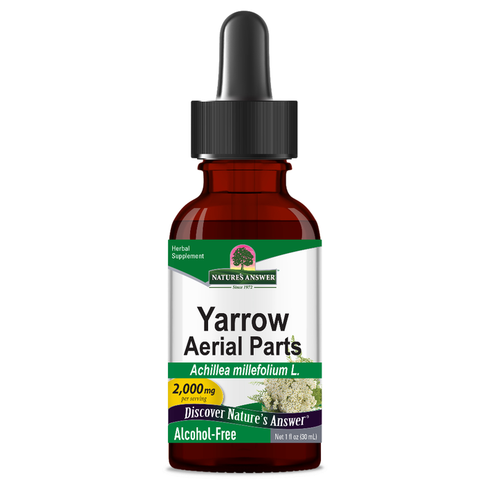 Экстракт цветов тысячелистника Nature&#39;s Answer Yarrow Flowers, 30 мл