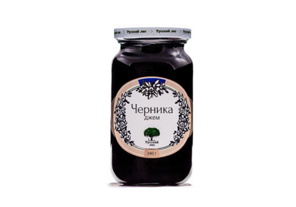 Джем "Русский лес" черника, 340г