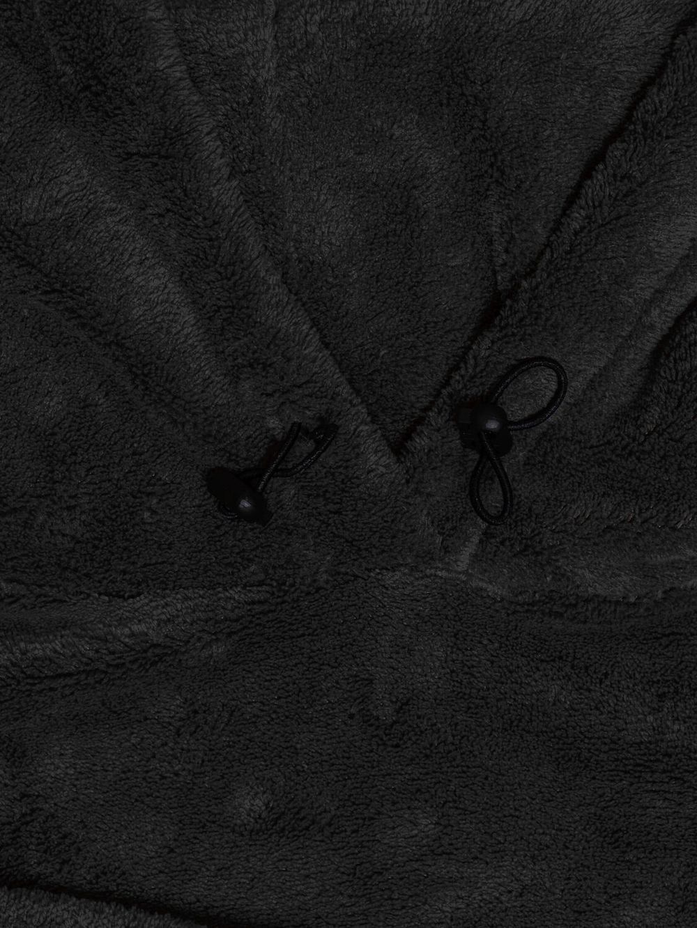 Худи Hardlunch плюшевый черный