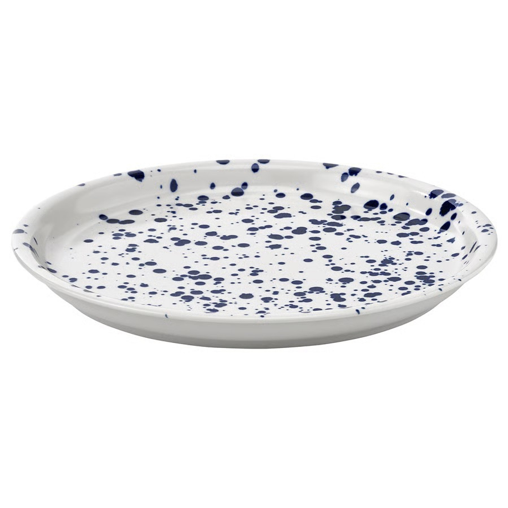 СИЛЬВЕРСИДА SILVERSIDA Тарелка 26 см, узор/синий