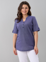 Блузка БЛ-122/индигорогожка