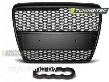 Решетка радиатора RS-TYPE MATT BLACK для Audi A6 C6
