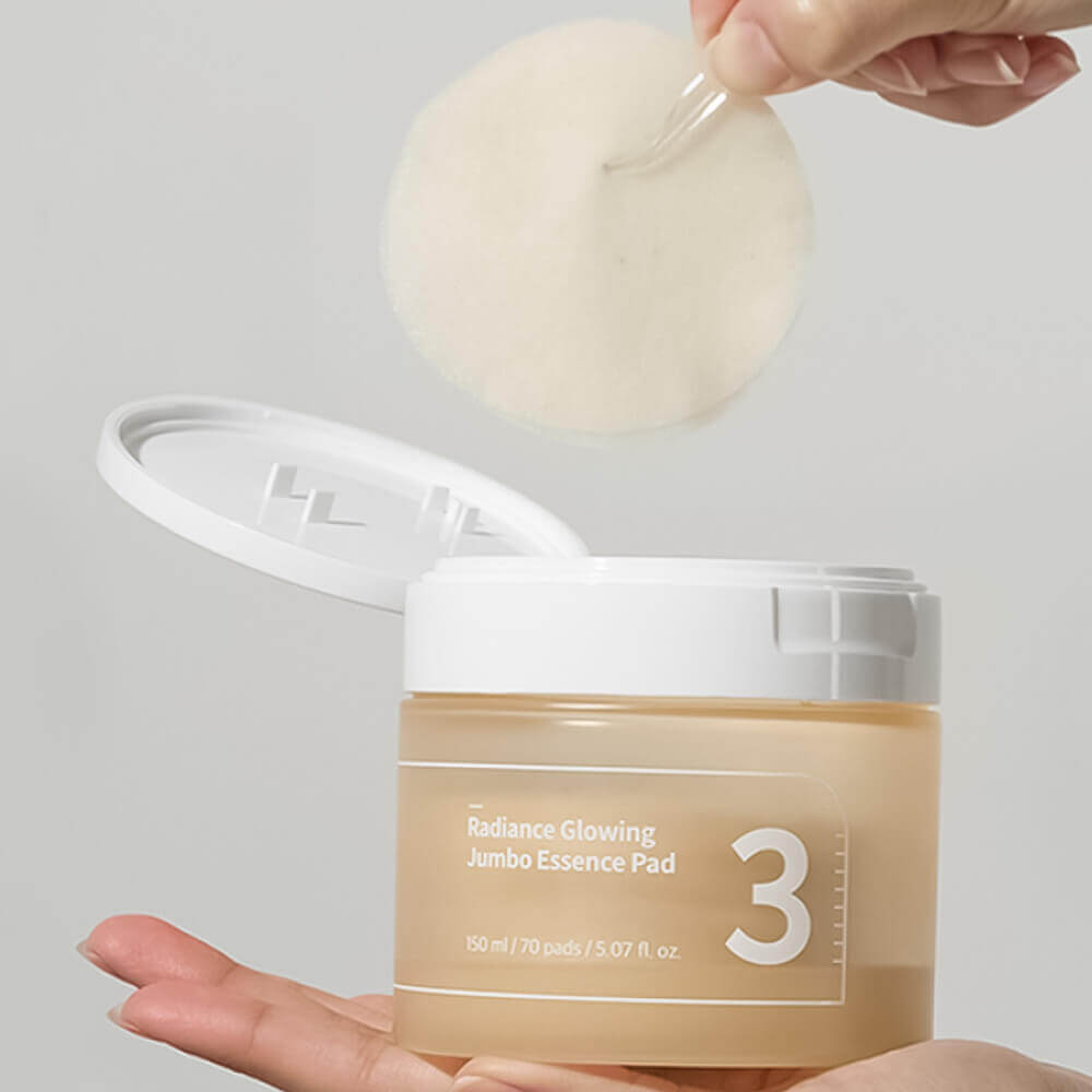 Тонер-пэды для сияния кожи Numbuzin No.3 Radiance Glowing Jumbo Essence Pad