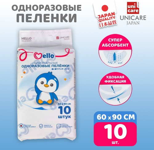 Пеленки Mello 60*90