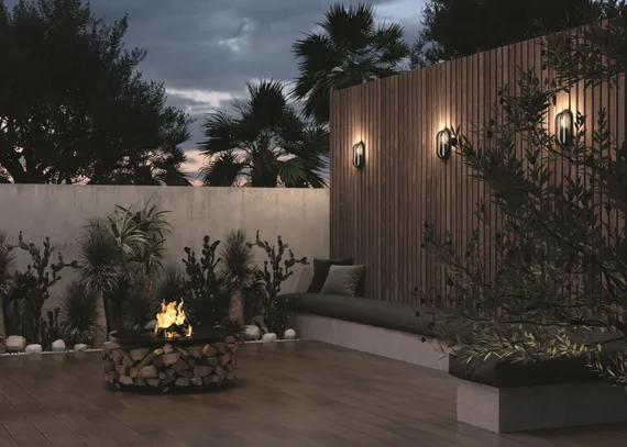 Настенный светильник (бра) Свеча / Candle E27x1 15Вт IP 65 Outdoor o449wl-01gf