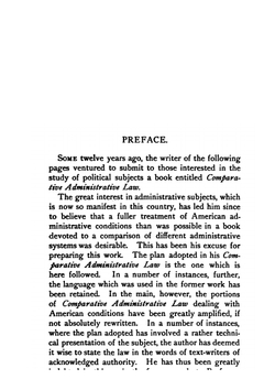 The Principles of the Administrative Law of the United States | Goodnow Frank Johnson
