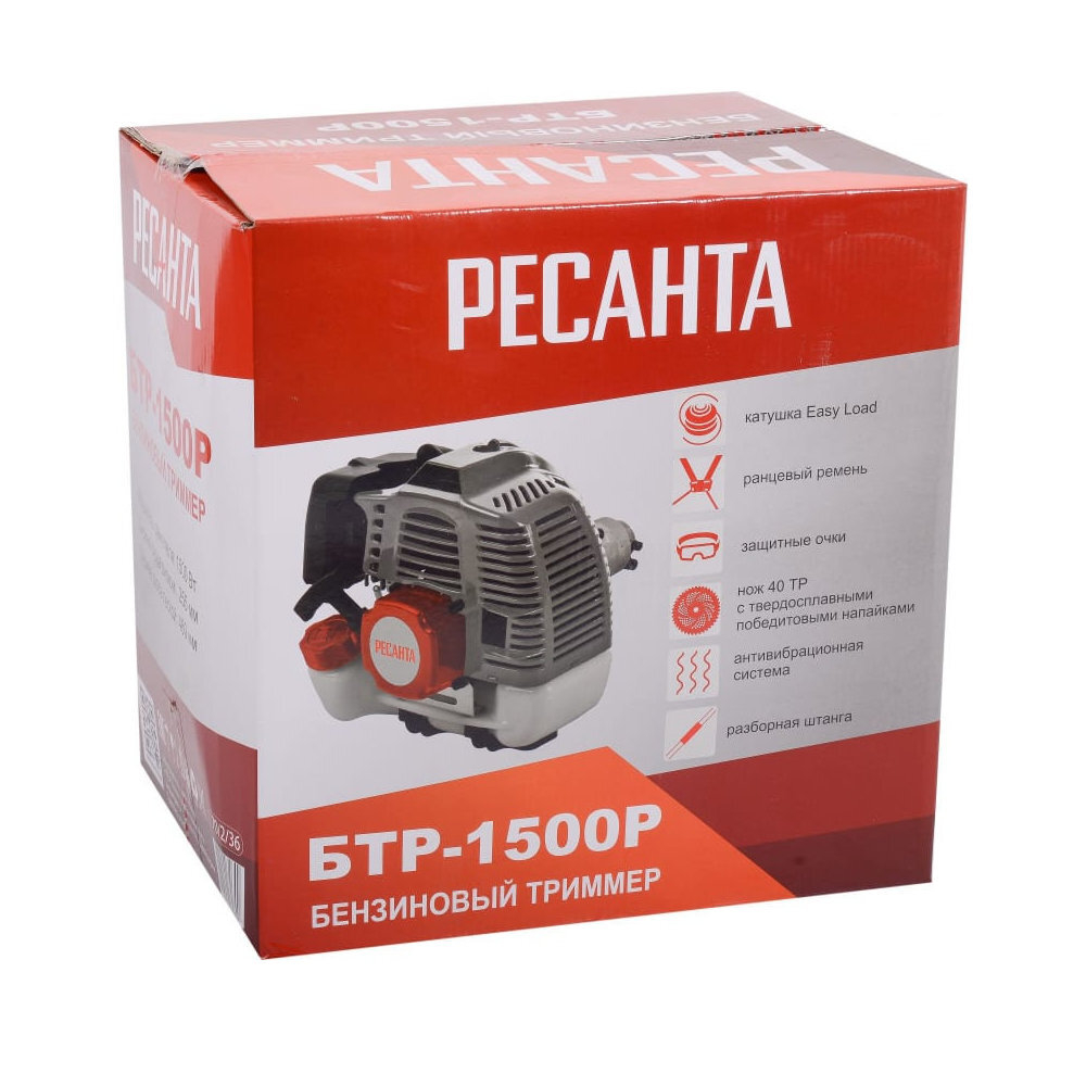 Триммер бензиновый РЕСАНТА БТР-1500Р