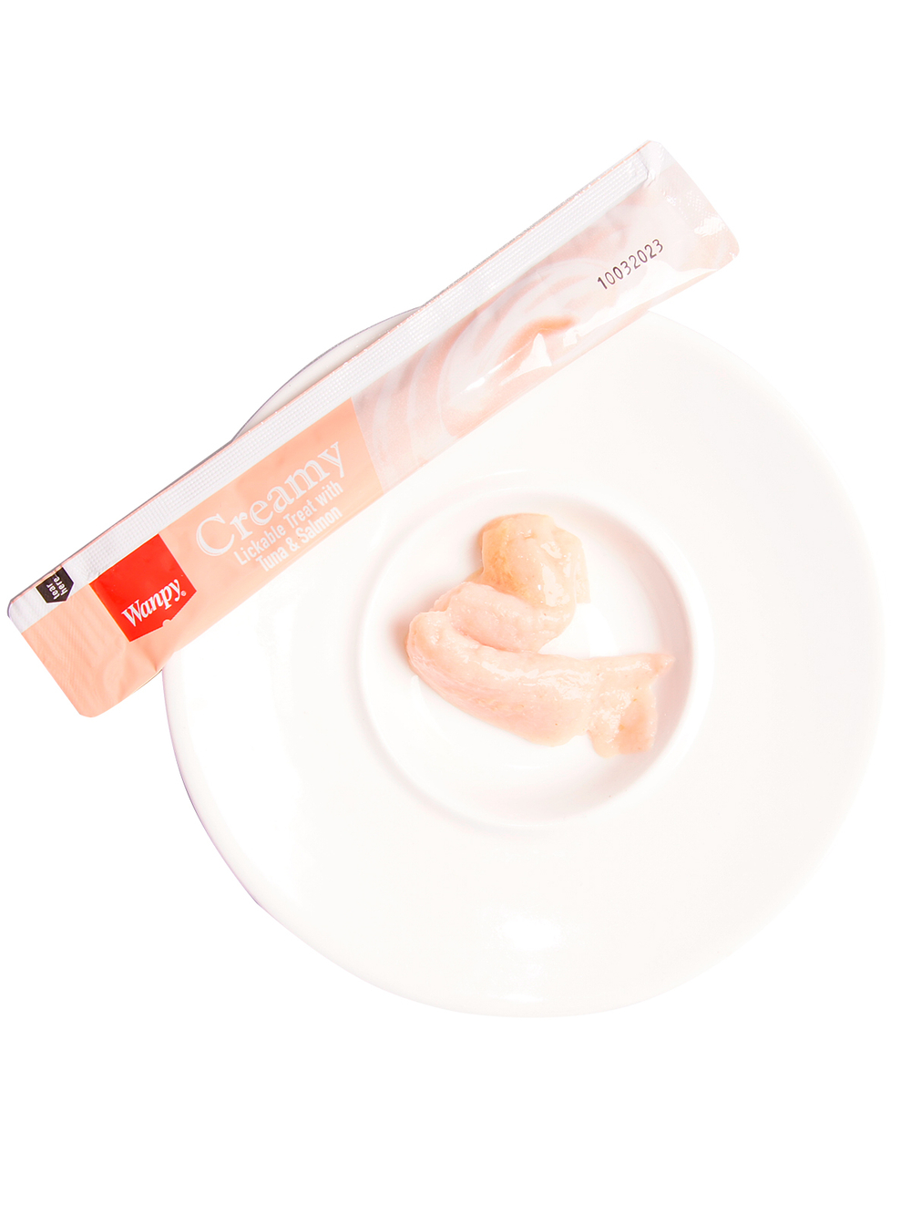 Wanpy Cat Лакомство для кошек «нежное пюре» из тунца и лосося 70 г (5шт х 14г)