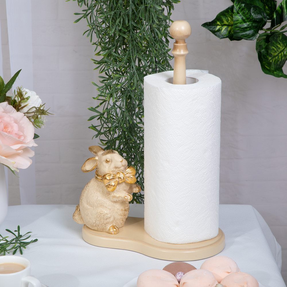 Держатель для полотенец Кролик Банни Айвори